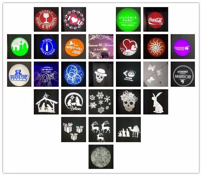 Colourful Gobo Glass Hd Gobo Lens Printed Gobo Fitter Buy Low Cost