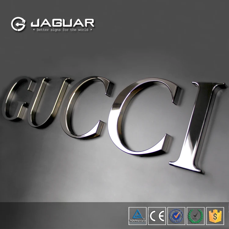 Top Sale Mirror Polished Stainless Steel Metal Letters 3d Signage - Buy ...