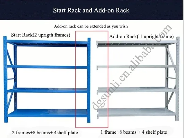 50mm Adjustable Medium Duty Steel Rack Shelf