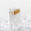 Ethernet Connector UTP RJ45 Cat5e 8P8C Module Plug RJ45 Gold Plated Unshielded Network Plug 1000pcs/Bag RJ45 Plug RJ45 Connector