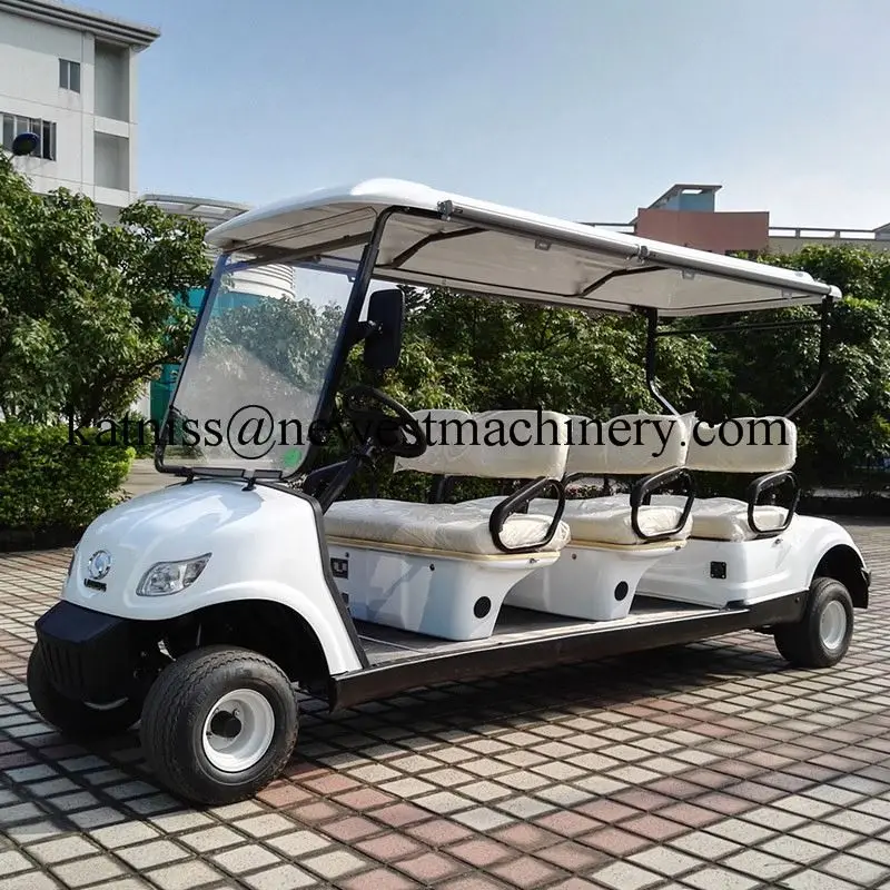 
4 wheel electric club car/48v seat club car/6 seater electric golf cart 