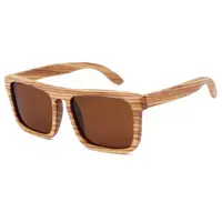 

JH Eco-Friendly Square Polarized Biodegradable Wood Sunglasses 2020