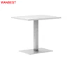 New Model Marble Top Small Square Cafe Fast Food Shop Home Kitchen Dining Room Tea Table