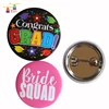 New Trend Product Wedding Centerpieces Custom Logo Trump Mothers Day Gifts Crafts Metal Plain White Mini Badge Badges Emblem