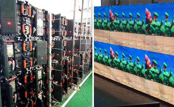 5500nits P3.91 Stage Rental LED Display 500x500 LED Cabinet 48W