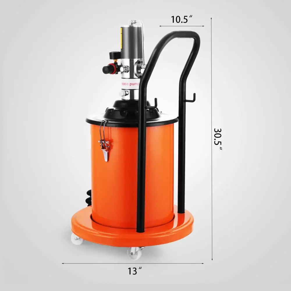 Details about   5 Gallon Air Operated Grease Pump High Pressure 4M oil pipe+oil-water separator 