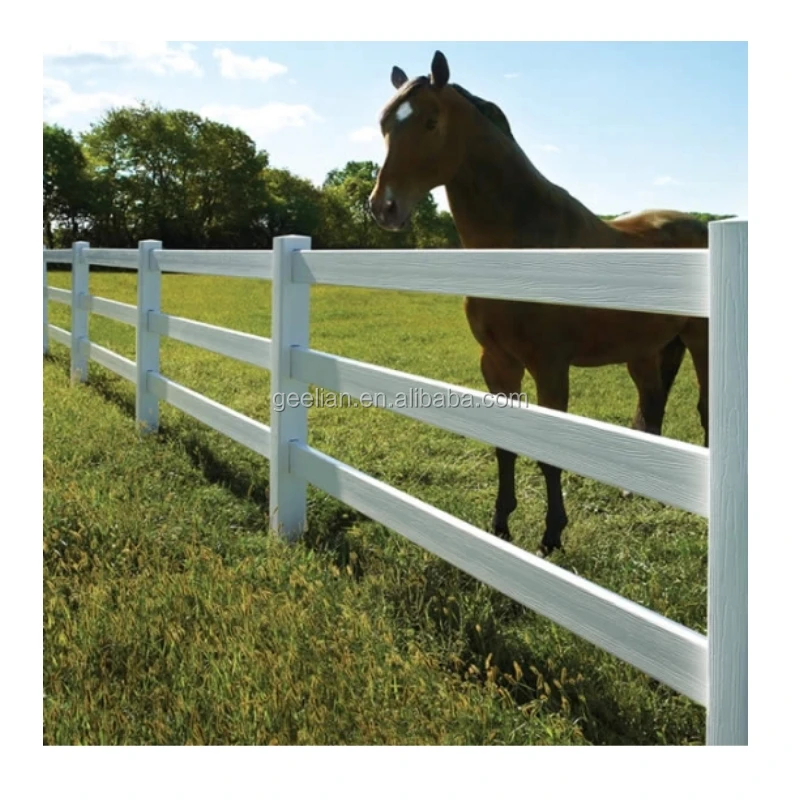 

PVC Horse Fence ranch fence /cerca de la granja de caballos, Black/white/brown