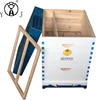 Chinese Manufacturer Fir/Pine Wooden Nest Box beekeeping equipment Bee House Air Vent Art Plastic Cover Bee hive