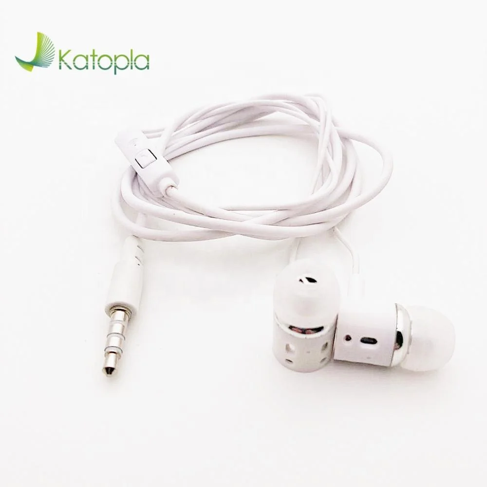 

3.5mm Universal Headphone With Mic Enough Stock In Free Shipping, White