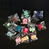 Promotional PVC flocking little bear mini flocking figurine decoration