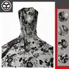 B393 Fashion design free sample 100% polyester 3 or 6mm black sequin fabric