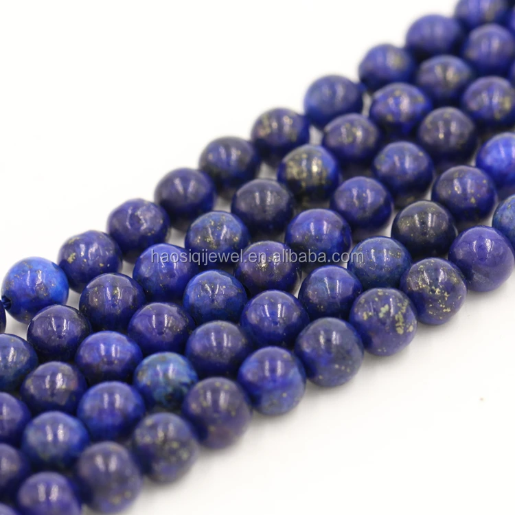 

Wholesale Fashion Beads Gemstone  Size Lapis Lazuli Stone Loose Beads For Jewelry Making, Blue