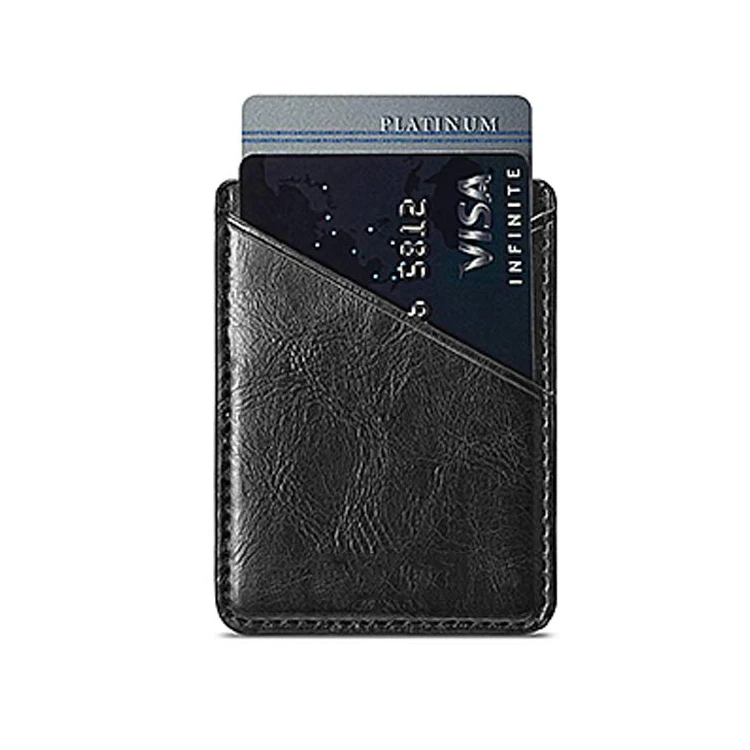 

Phone Card Holder 3M Adhesive Stick-on ID Credit Card Wallet Phone Case Pouch Sleeve Pocket for Most of Smartphones, Black and available colors