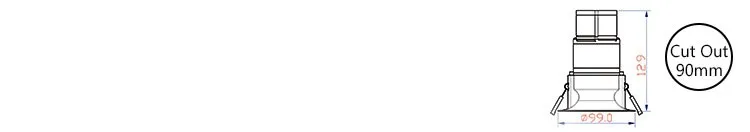 led ceiling spot light