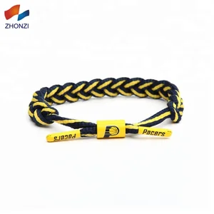 Wholesale Factory Price Adjustable Shoelace Bracelet For Basketball Sport Gift