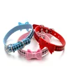TOP FASHION Exquisite Adjustable Bowknot Diamond Bling Dog Puppy Pet Collars