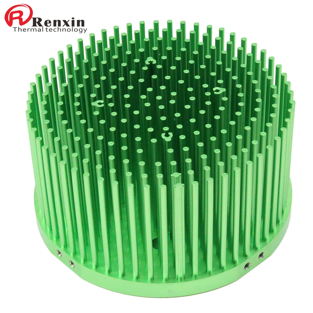 New technology custom copper pin fin heatsink for 65 watt citizen clu048.