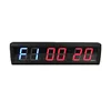 Ganxin 2.3 inches 6 digits LED Timer Boxing GYM Crossfit tabata Interval Programmable Countdown/UP Stopwath Real Time Clock