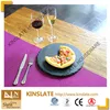[Factory direct] Hot sale House Tableware for Food Natural Edge Dia.30 Round Slate Plate