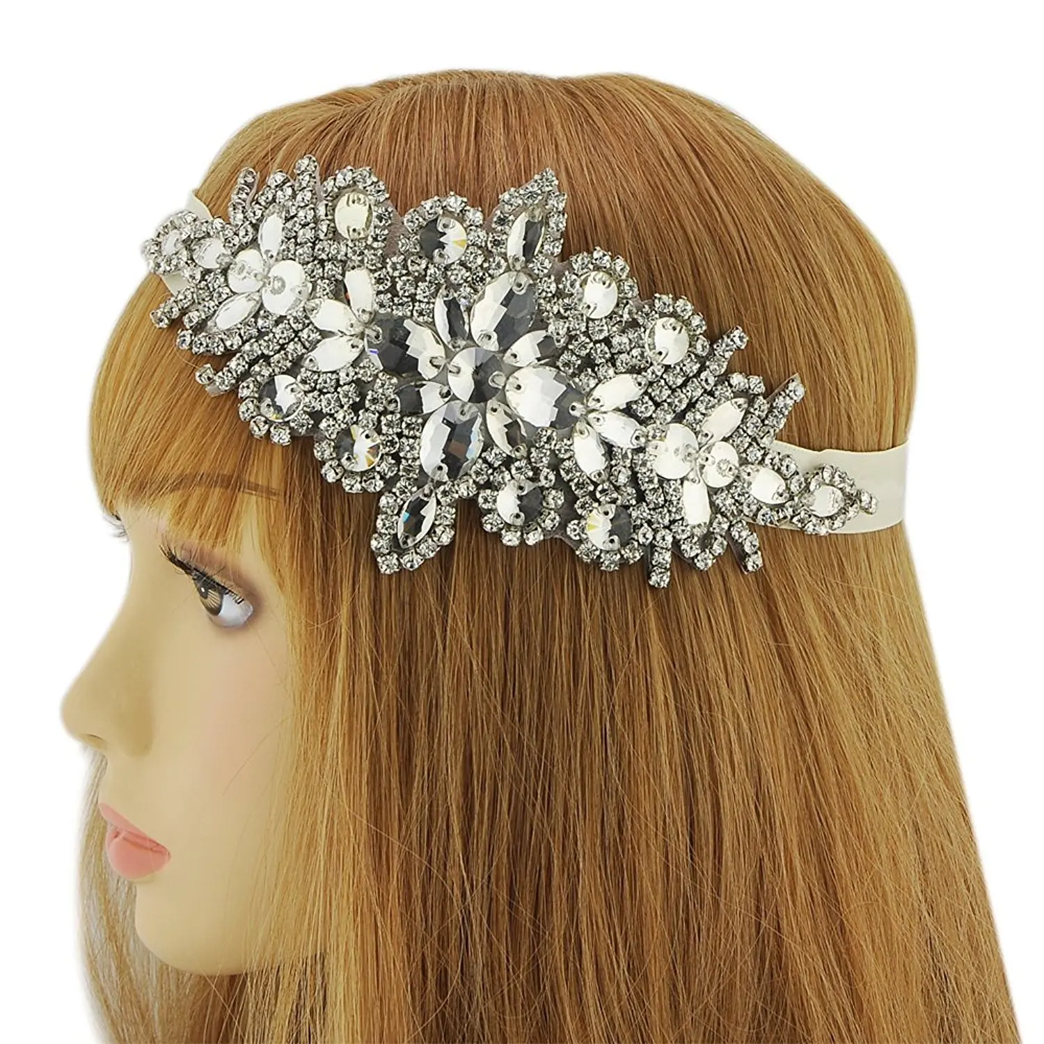 diamond hair piece