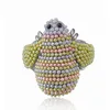 Wenfanqi A DOLL jewelry band personalized ring in stainless steel fashion stainless steel cuff ring