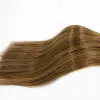Double Drawn Clip In Human Hair Extensions Silky Straight Remy Hair 7pcs 100% Real Human Hair Clips Full Head 100g-160g