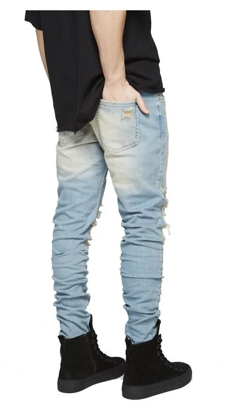 Herren Jeans Klassische Zerrissene Hosen Manner Denim Zerstort Mannlichen Jeans Biker Jean Hiphop Komfortable Stretch Hosen Alle Auf Lager Buy Biker Jeans Riss Manner Jeans Dunne Jeans Manner Product On Alibaba Com