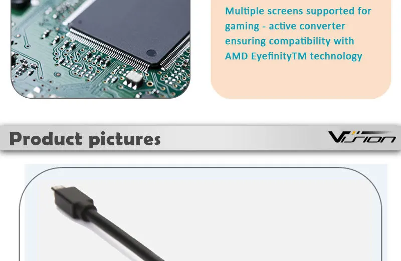 CABLE DISPLAYPORT V1.2 (M) - HDMI (M) 4K@60Hz 3m