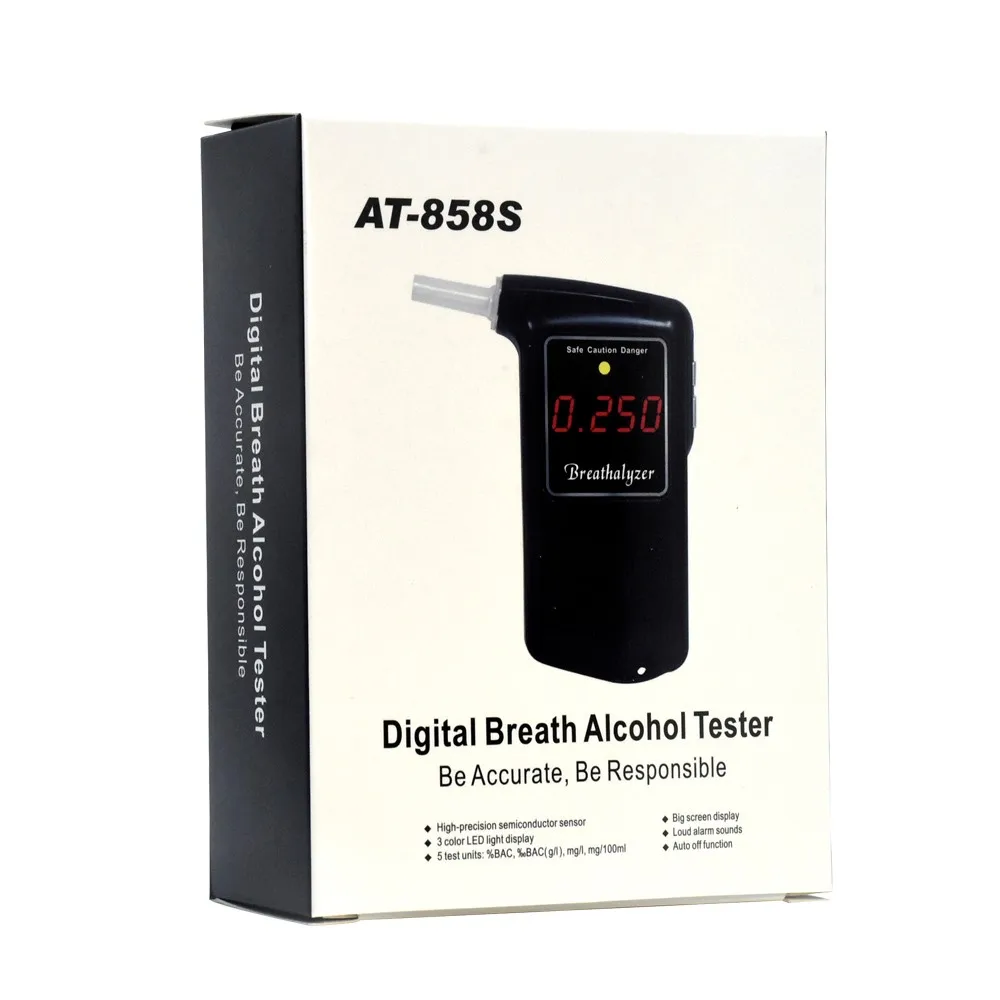 Breathalyzer Analyzer Detector Test Digital 65s Breath Alcohol Tester