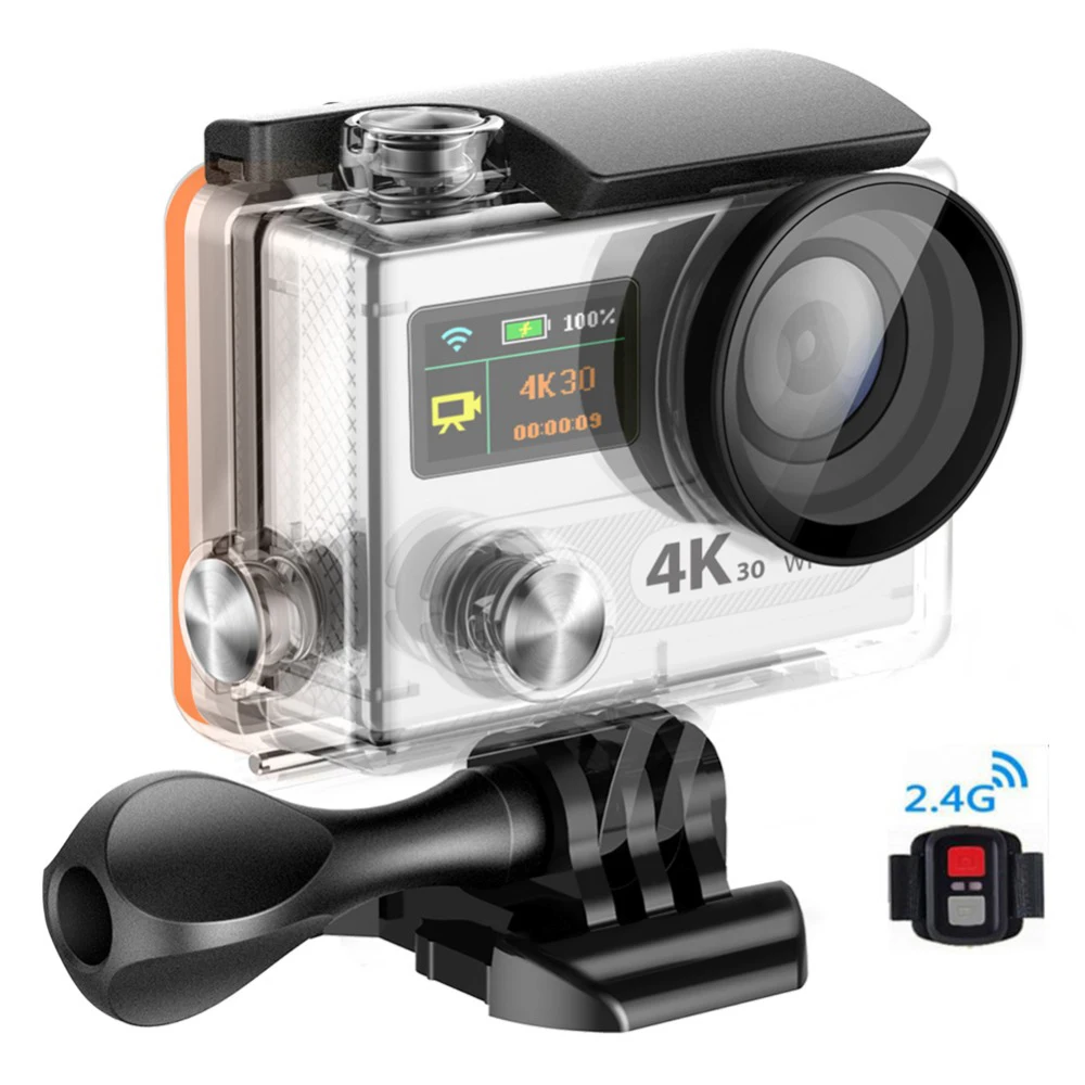 Vr360 Action Camera Ultra Hd 4k Video Sports Camera 170 Degree Wide