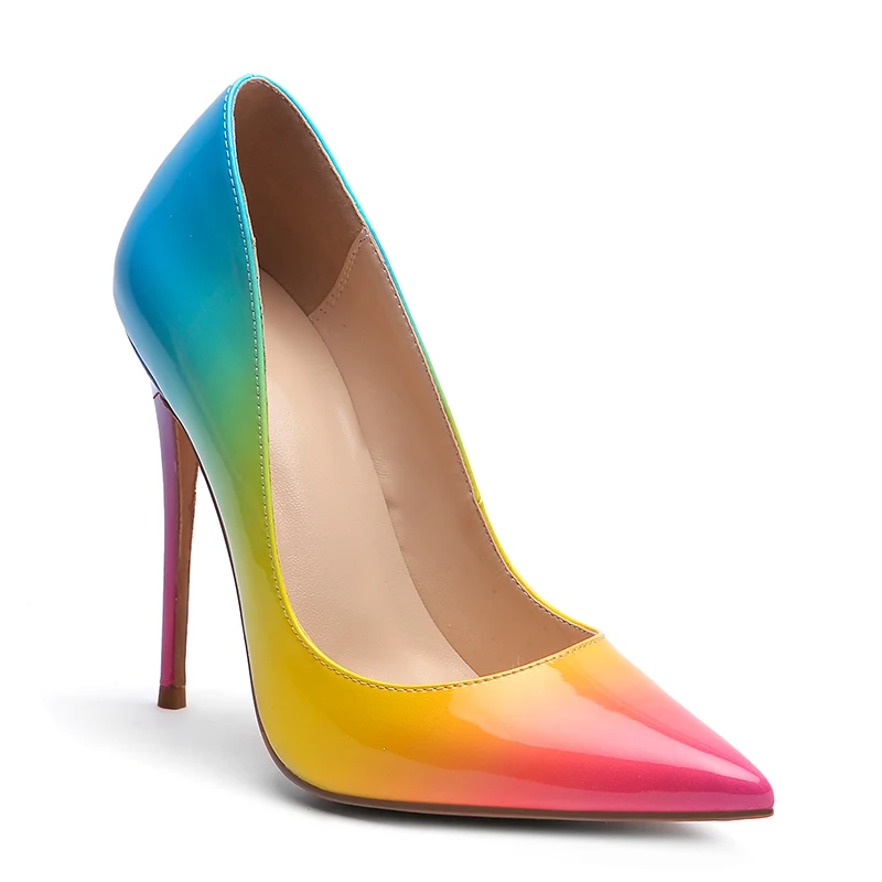 rainbow dress shoes