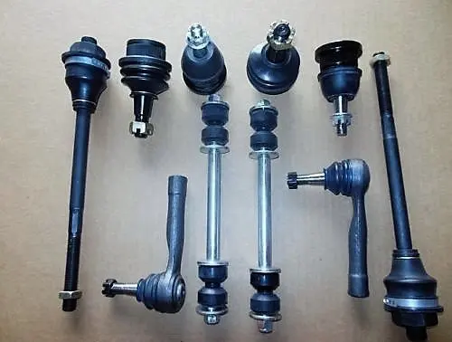 6 Pc Kit Front Left /& Right Lower Control Arm Inner Outer Tie Rod Ends
