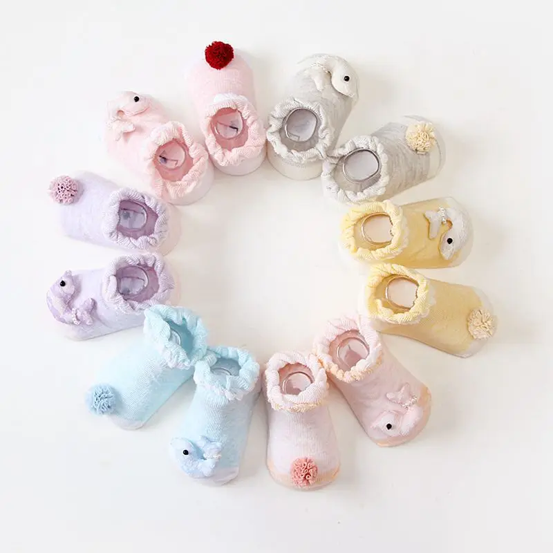 

New arrival wholesale cotton baby kids socks for girls, Multicolor