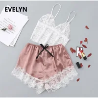 

clothing factory Sexy home pajamas fashion show sexy babydoll sleepwear women short set