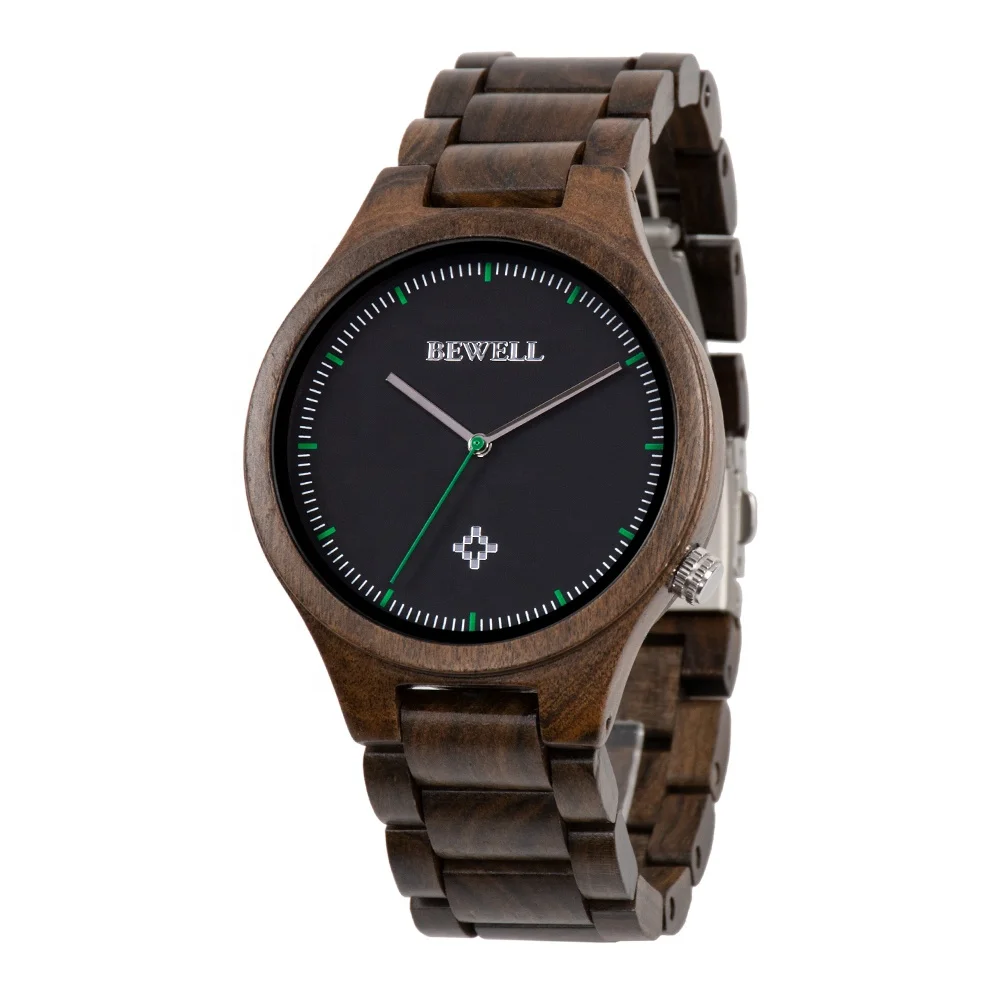 

Bewell Luxury Wood Watch With Watch Strap