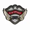 Custom design embroidery should patches gold embroidery trim