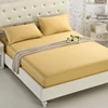 customized brushed microfiber bed sheets, single size polyester bed fitted sheet