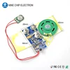 Customized own voice light activated recordable sound module for greeting card