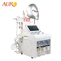 

Au-S516 8 en 1 Hydradermabrasion Facial Machine/Oxygen Spray Skin Care Salon Equipment With Led Mask