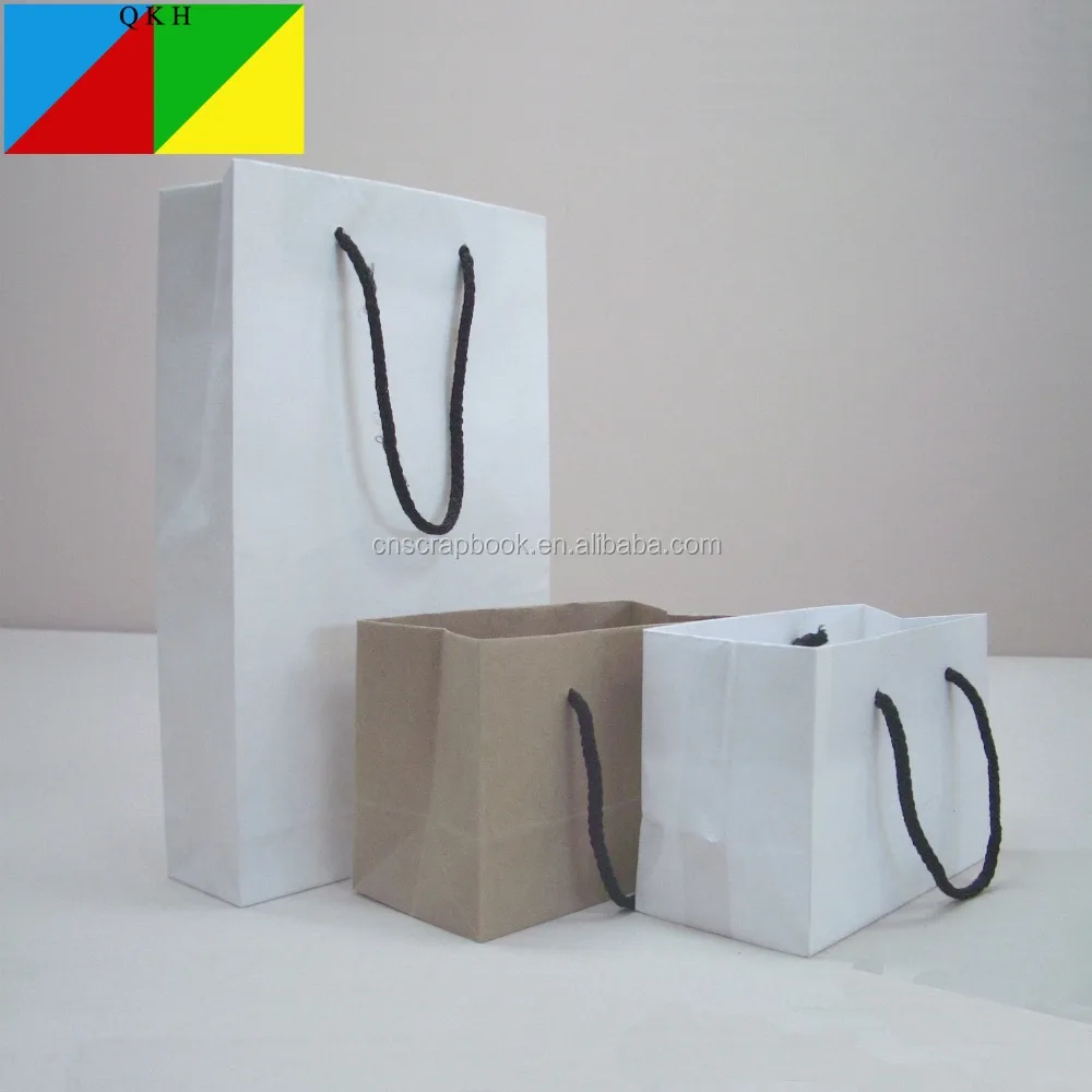 
Chinese Manufacturer Custom logo printed brown craft gift shopping paper bag Wholesale price 