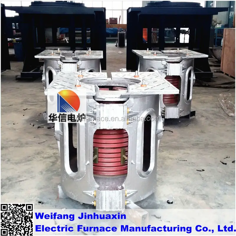 2000KG 1200KW Factory direct industrial melting furnace China