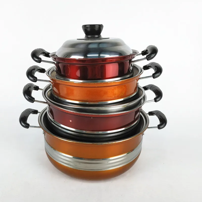 Promotion Kitchen Cookware 4pcs Stainless Steel Casserole Set