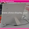 White colour acrylic frame tabletop laser LED lighted Table Top Led Writing Board Restaurant Menu Board