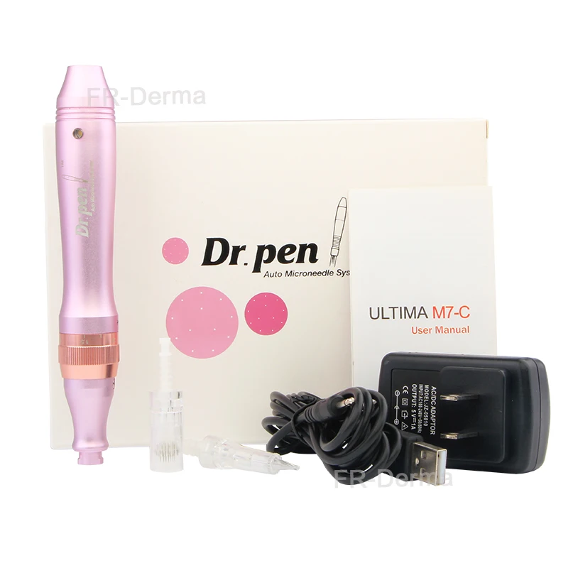 

Manufacturer hot selling pink electric derma pen M7 Dr Pen