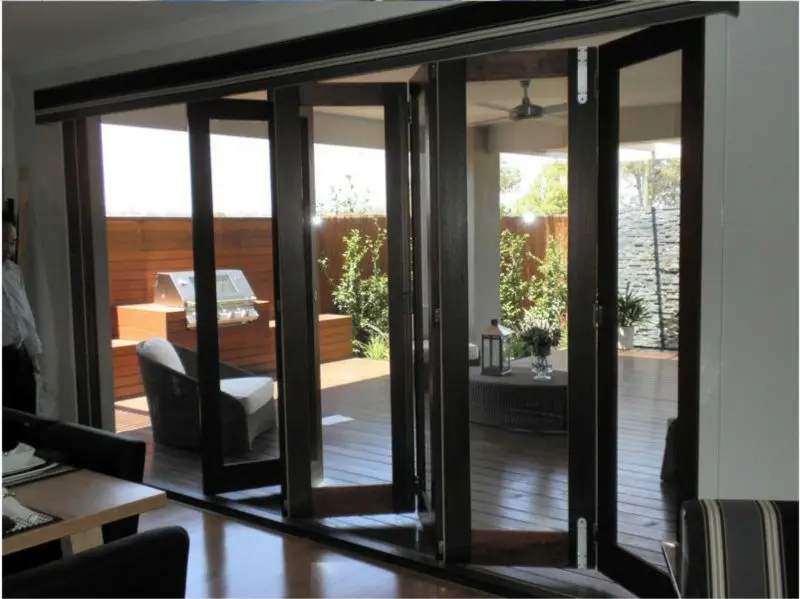 Double pane swing style aluminum doors casement hinged aluminum interior/exterior doors