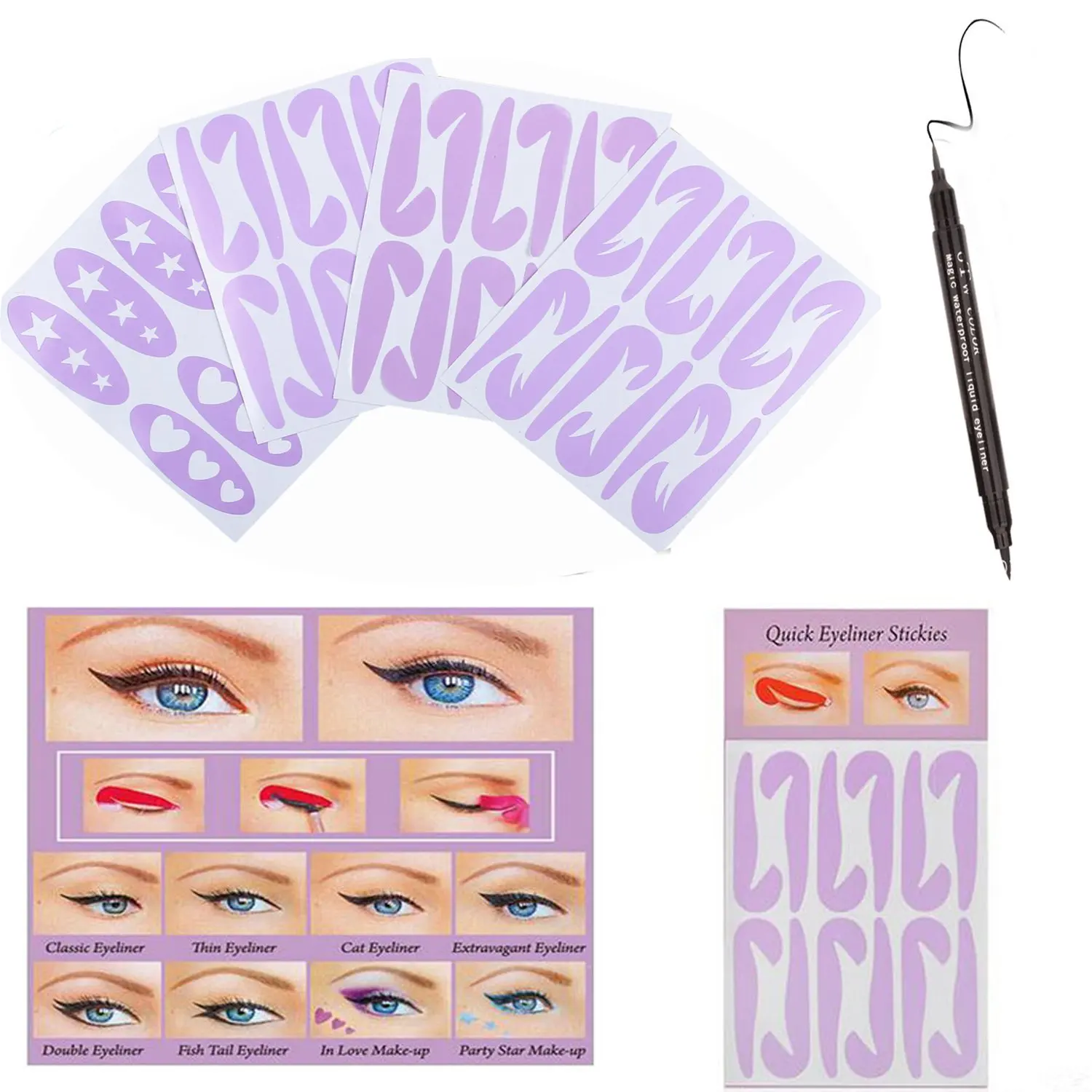 Heart Wings 1017 Makeup Stencil