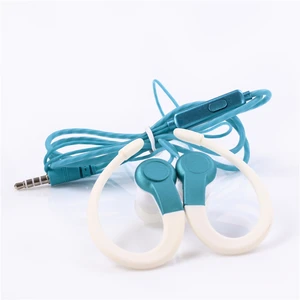 Kadun K6 wired earphone with ear hook for MP3 mobile phone music with white black colour 2