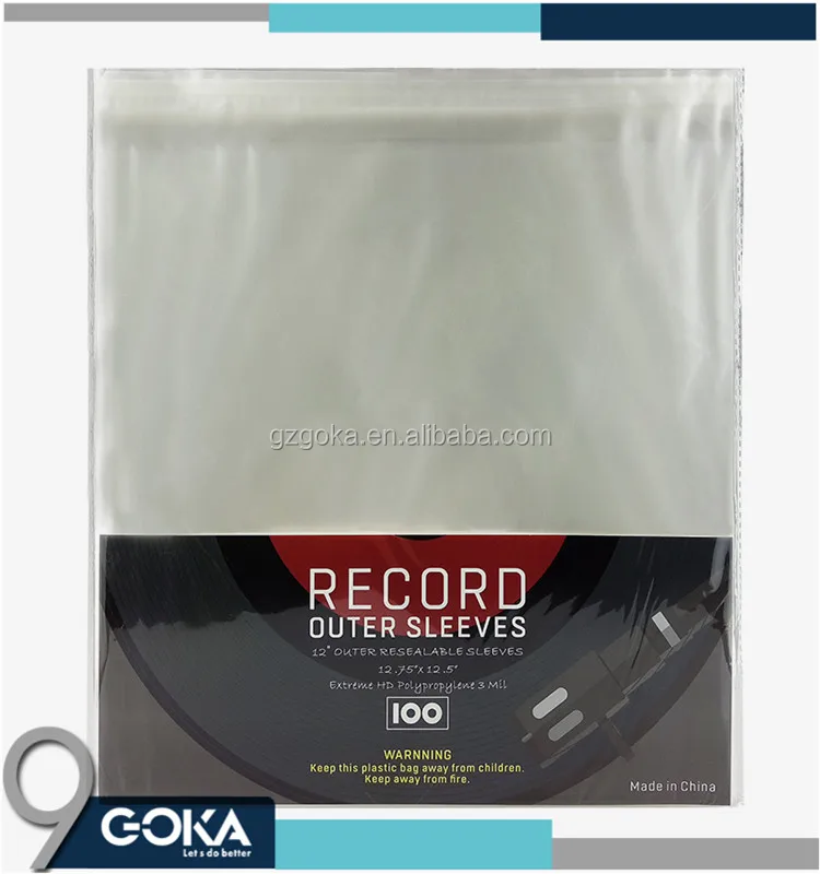 Professional Vinyl Record Outer Sleeves For 12" Turntable Lp Buy