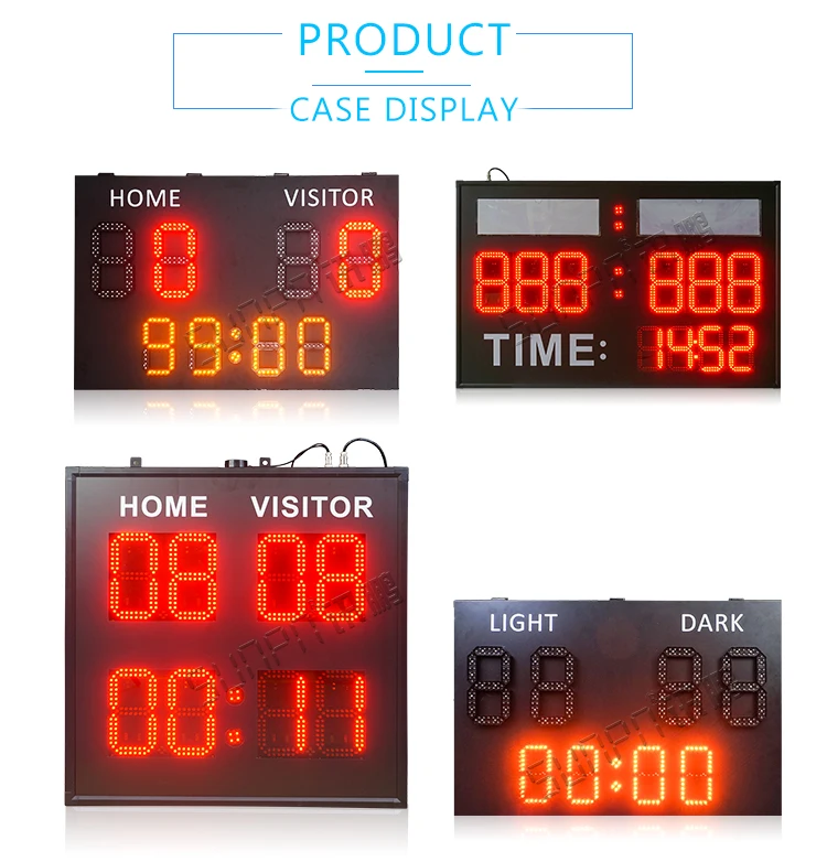 LED Portable Basketball Scoreboard Maker Wireless Electron Basketball Scoreboard