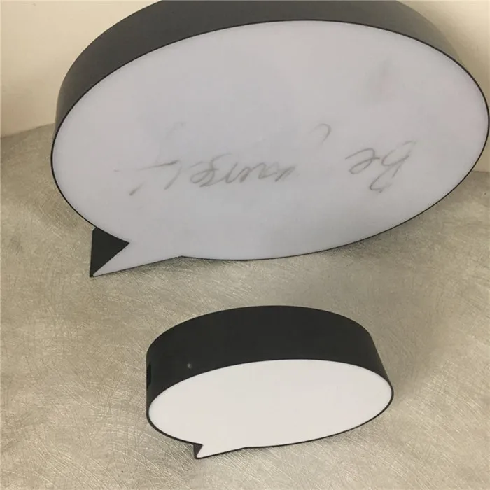 
Hotsale led Writable Speech Bubble Light box 